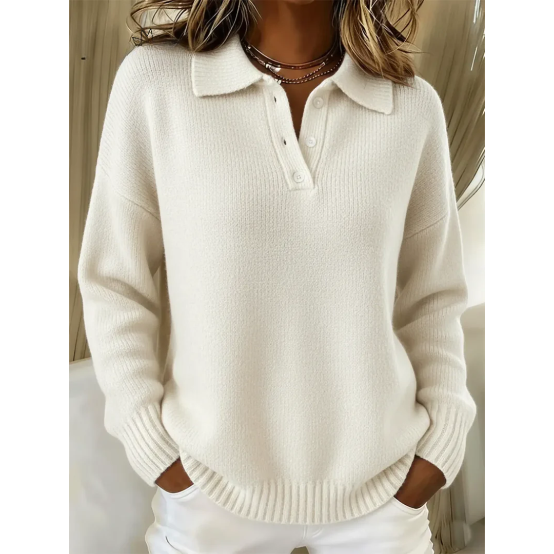 Healora™ | Knitted Polo Sweater