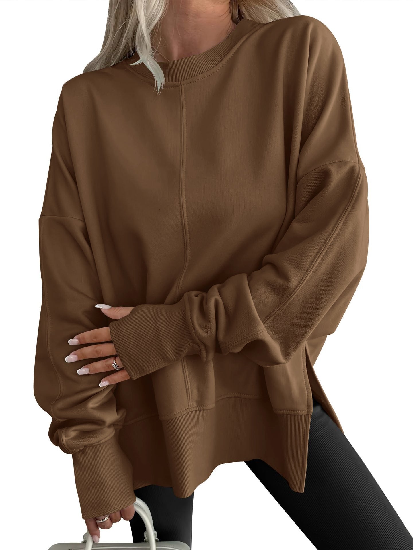 Gwelia™ | Comfy Oversized Long Sleeve Sweatshirt