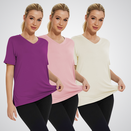 Selaria™ | Casual Loose Fit Tee (Pack of 3)