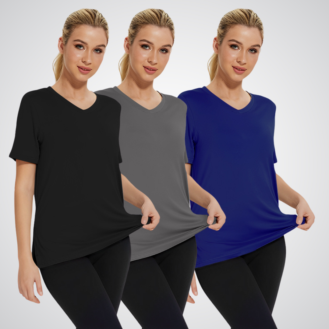 Selaria™ | Casual Loose Fit Tee (Pack of 3)