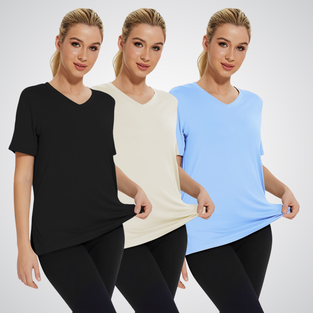Selaria™ | Casual Loose Fit Tee (Pack of 3)