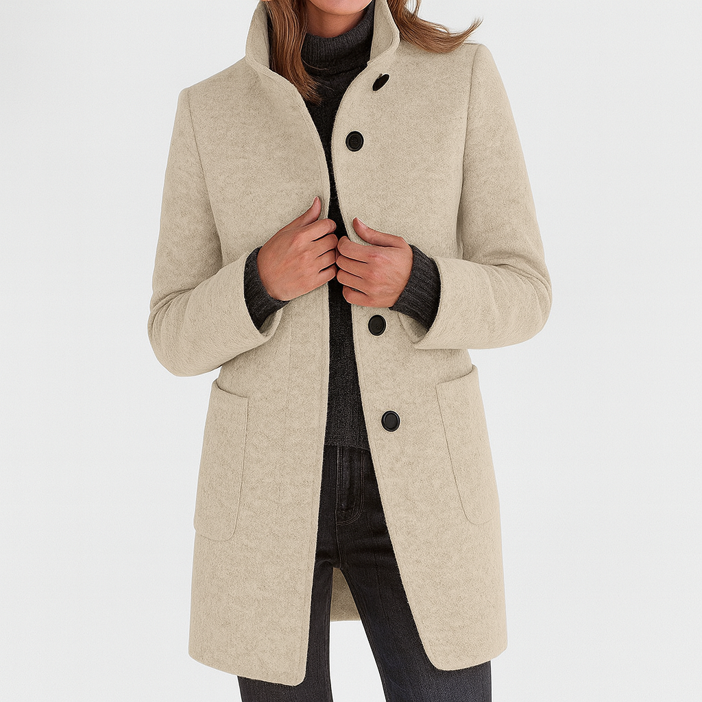 Vittoria™ | Ladies Coat with High Collar