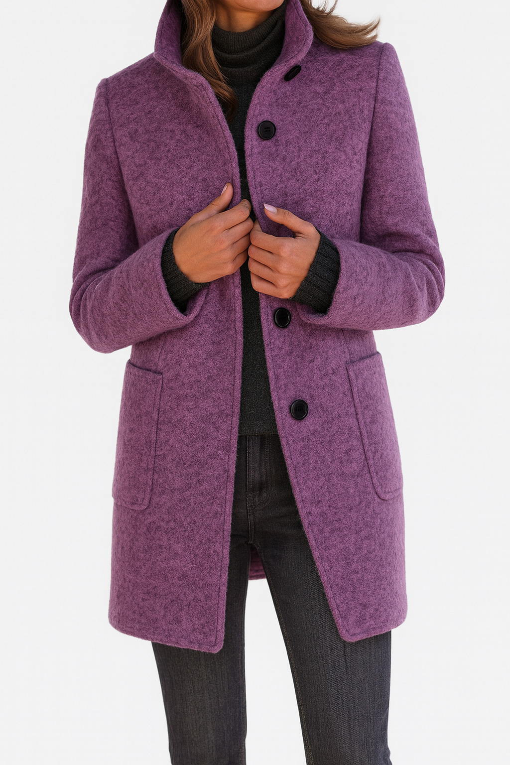 Vittoria™ | Ladies Coat with High Collar