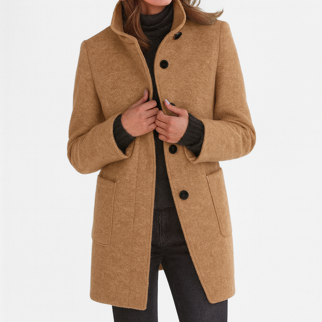 Vittoria™ | Ladies Coat with High Collar