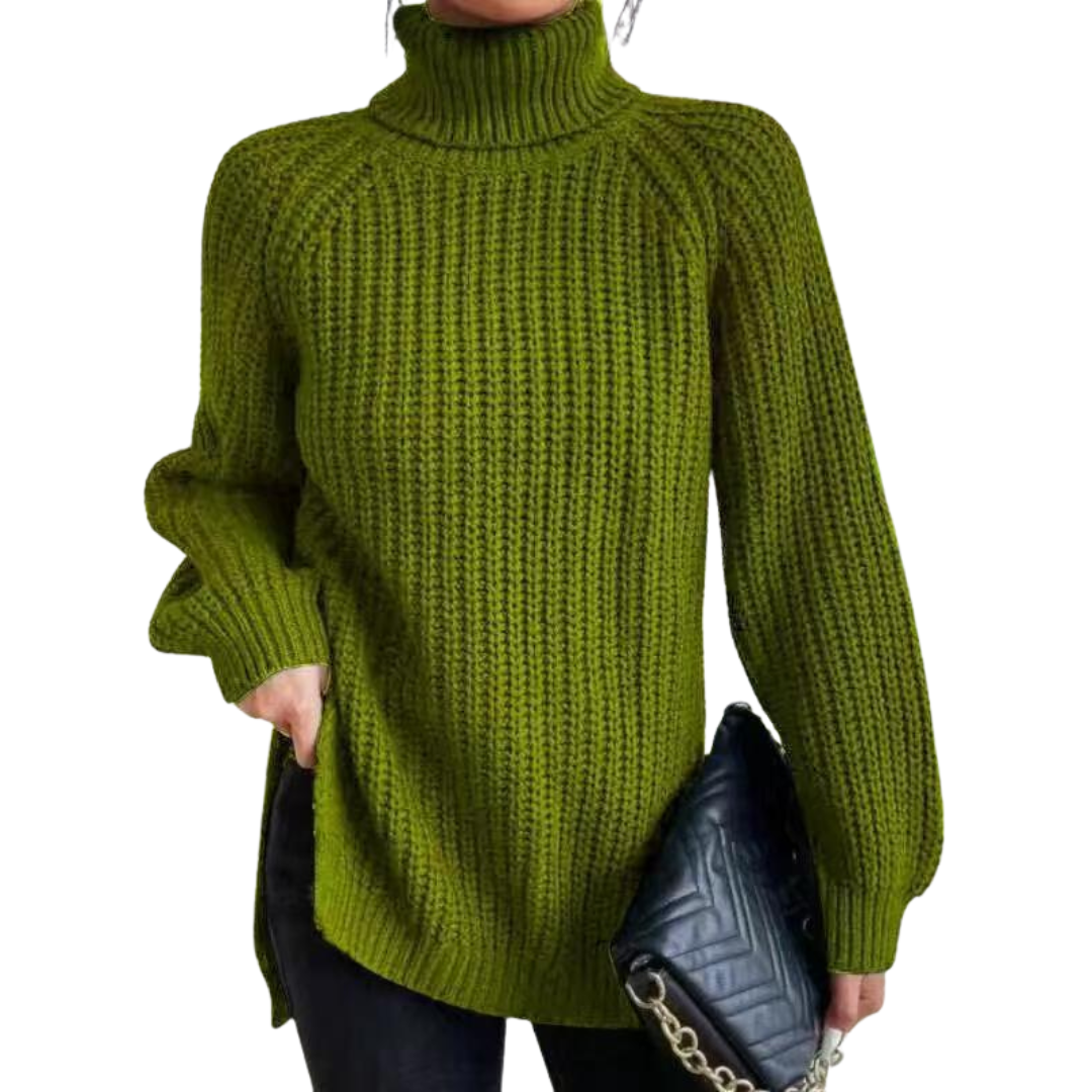 Talbelle™ | Cotton Ladies' Turtleneck for Winter