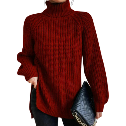 Talbelle™ | Cotton Ladies' Turtleneck for Winter