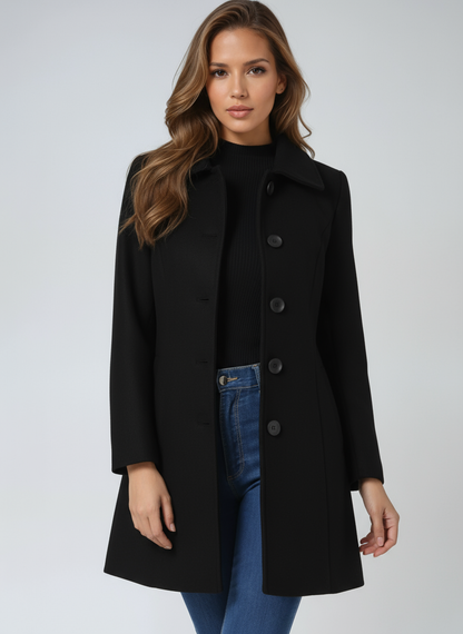 Sylviera™ | Women’s Single-Breasted Winter Trench Coat